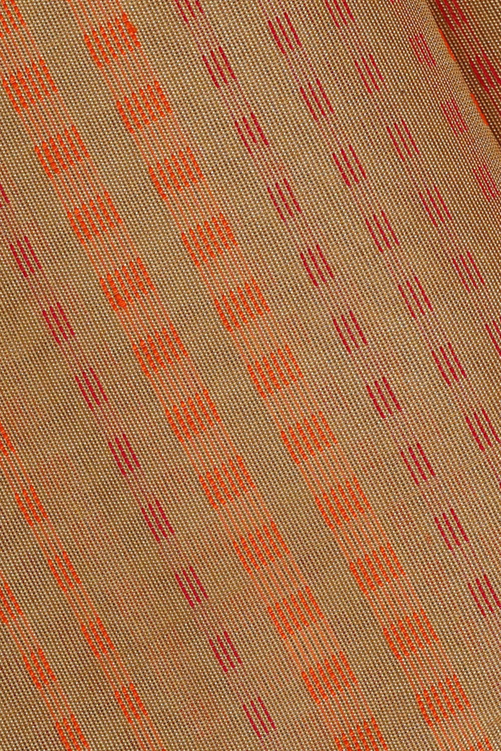 Image of Dark Cream Kora Silk Saree